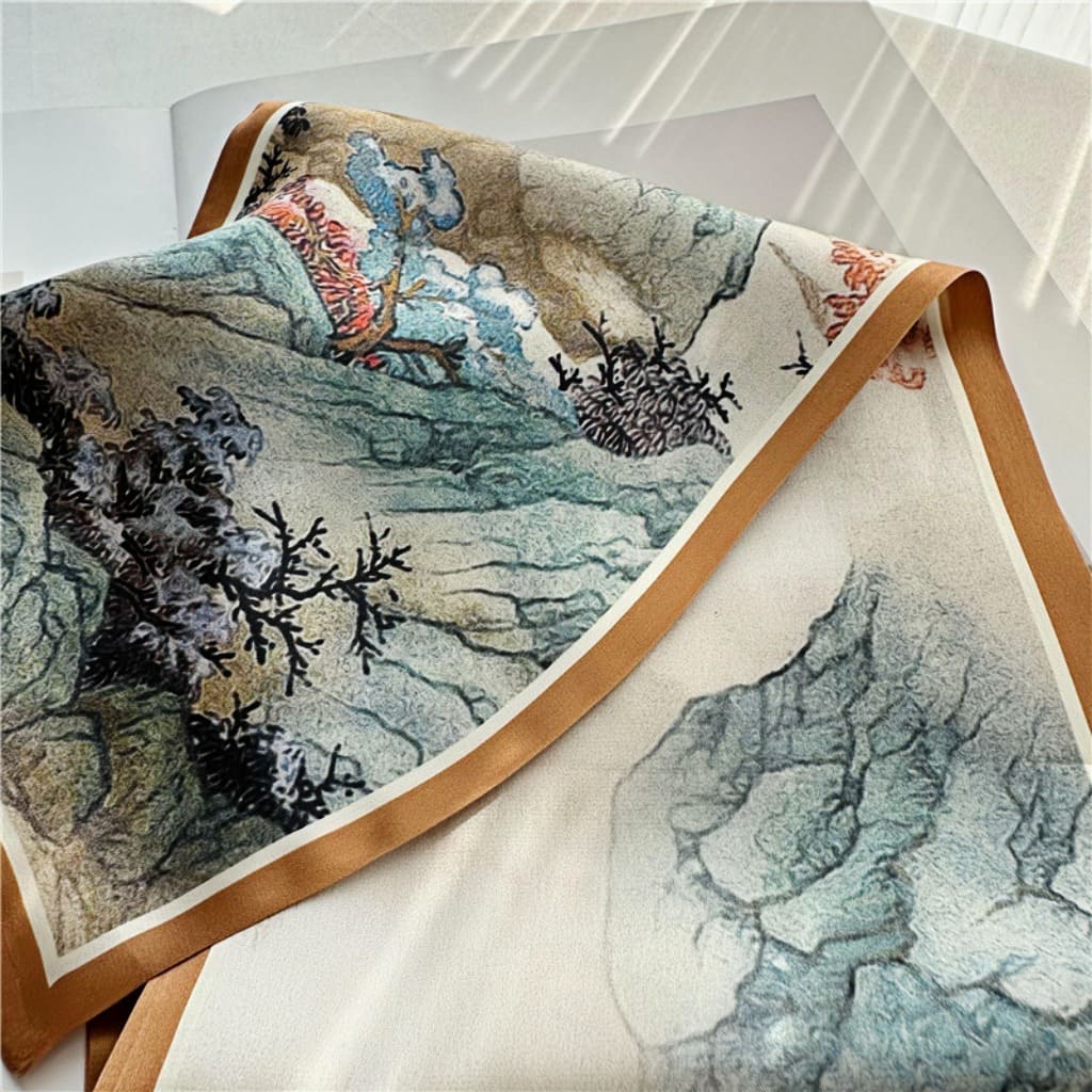 MaraSilk Pure Mulberry Silk Scarf - Ribbon Satin MS681