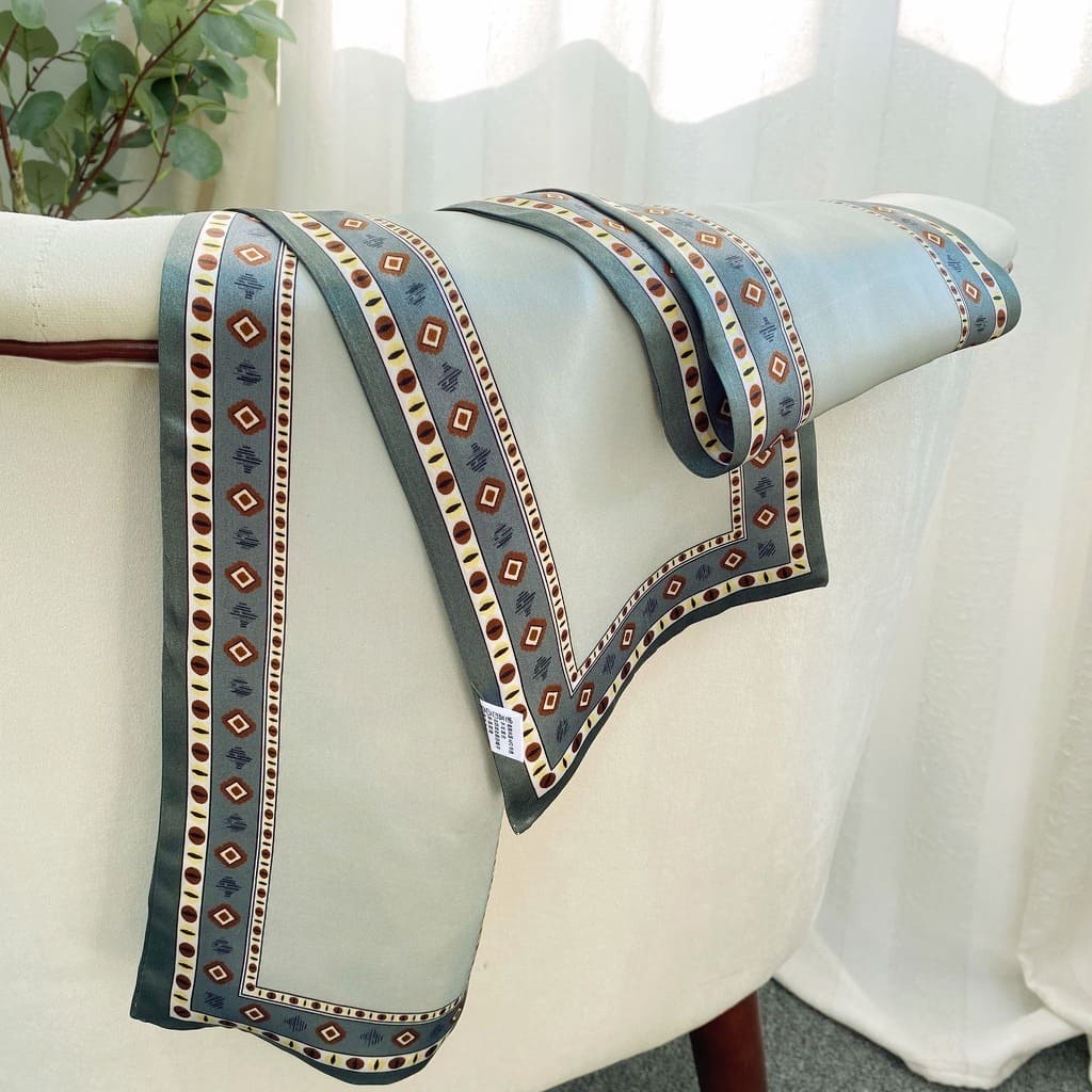 MaraSilk Pure Mulberry Silk Scarf - Ribbon Satin MS682