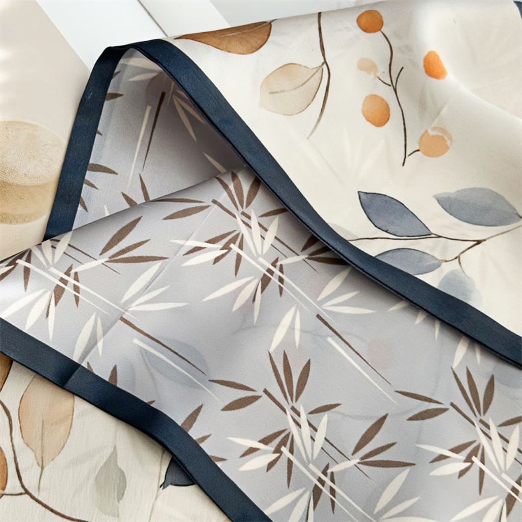 MaraSilk Pure Mulberry Silk Scarf - Ribbon Satin MS684