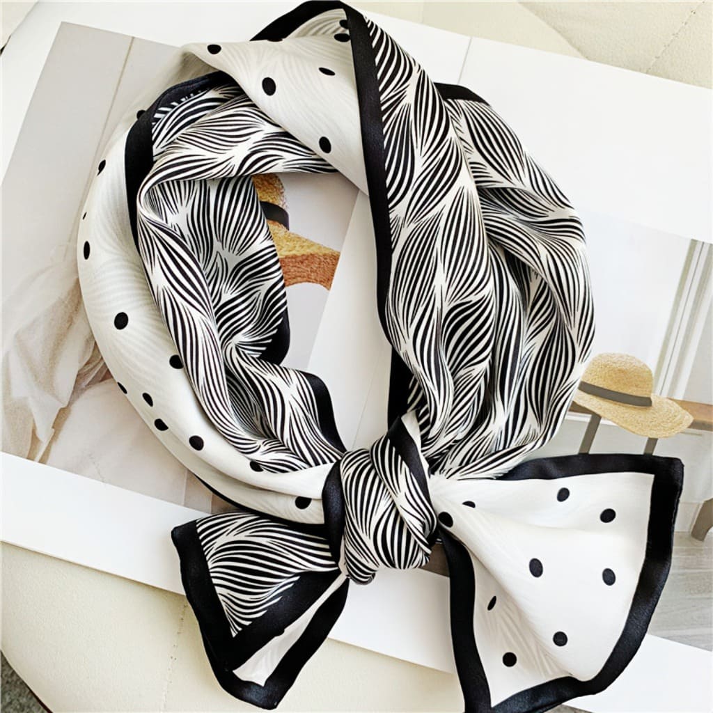 MaraSilk Pure Mulberry Silk Scarf - Ribbon Satin MS688