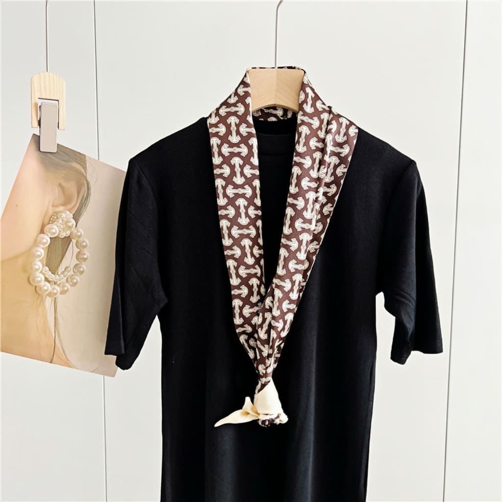 MaraSilk Pure Mulberry Silk Scarf - Ribbon Satin MS689