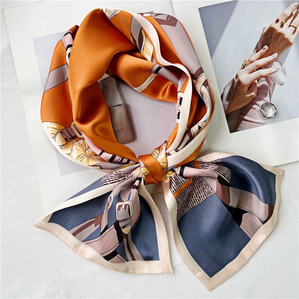 MaraSilk Pure Mulberry Silk Scarf - Ribbon Satin MS691