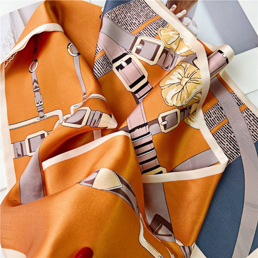 MaraSilk Pure Mulberry Silk Scarf - Ribbon Satin MS691