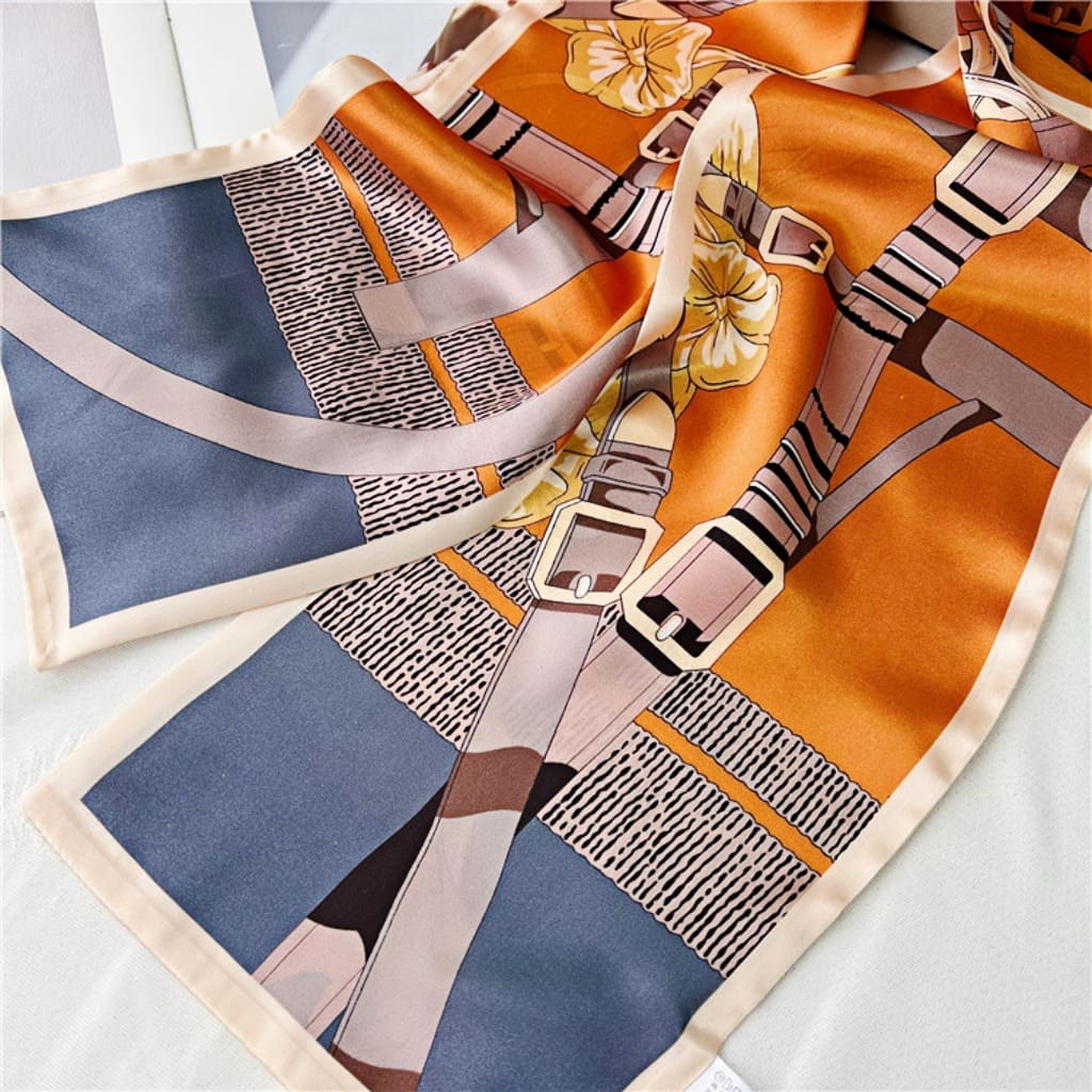 MaraSilk Pure Mulberry Silk Scarf - Ribbon Satin MS691