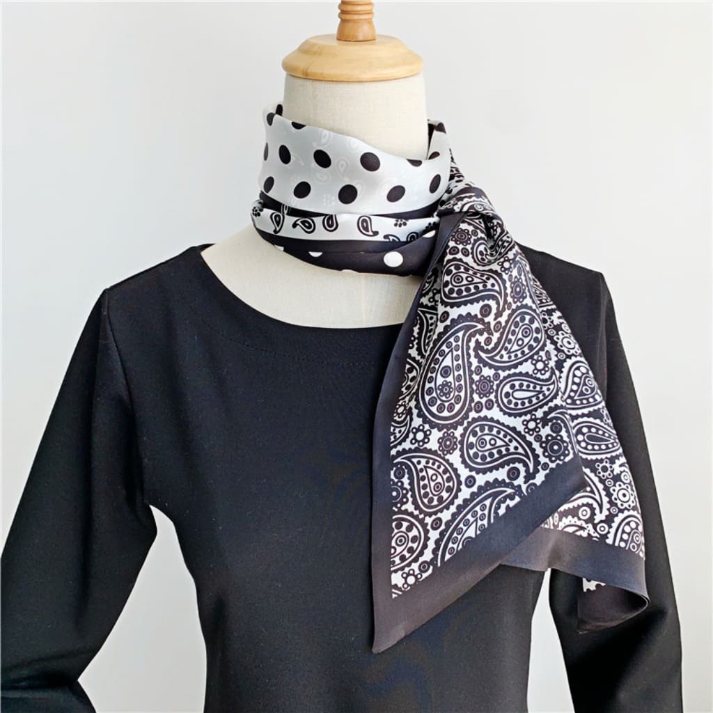 MaraSilk Pure Mulberry Silk Scarf - Ribbon Satin MS692