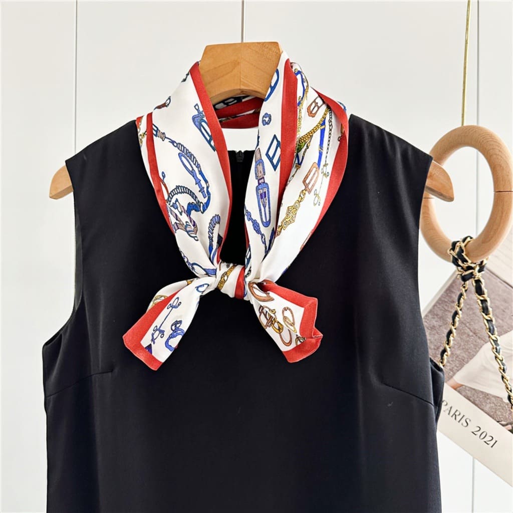 MaraSilk Pure Mulberry Silk Scarf - Ribbon Satin MS694