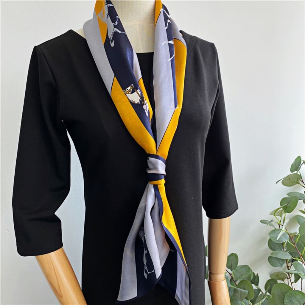 MaraSilk Pure Mulberry Silk Scarf - Ribbon Satin MS697