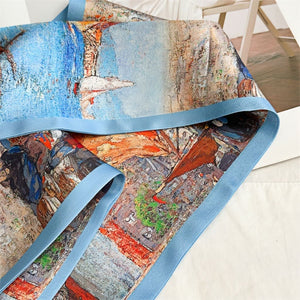 MaraSilk Pure Mulberry Silk Scarf - Ribbon Satin MS699