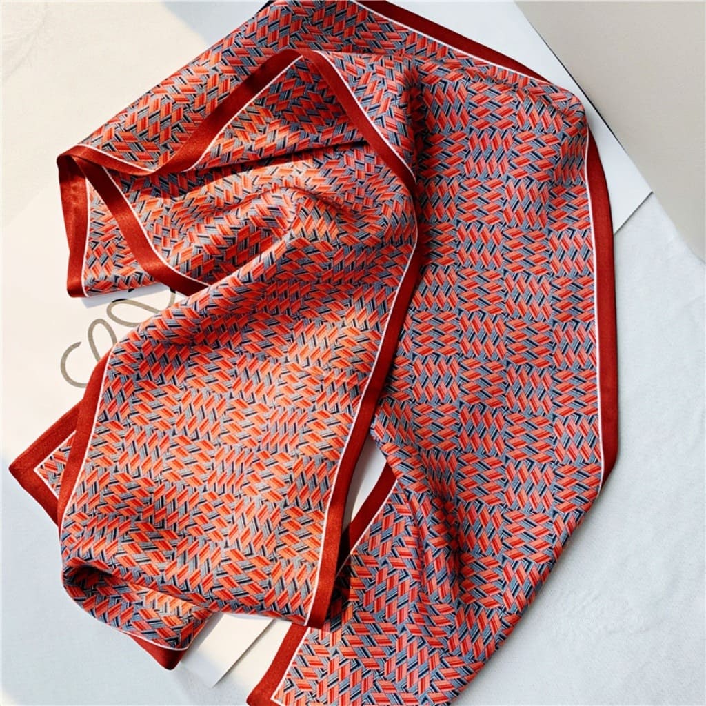 MaraSilk Pure Mulberry Silk Scarf - Ribbon Satin MS705