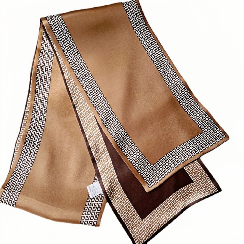 MaraSilk Pure Mulberry Silk Scarf - Ribbon Satin MS706