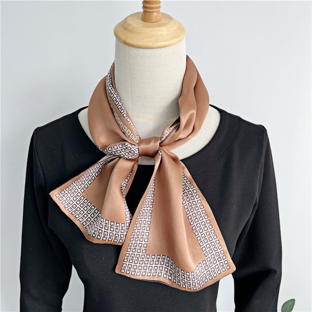 MaraSilk Pure Mulberry Silk Scarf - Ribbon Satin MS706