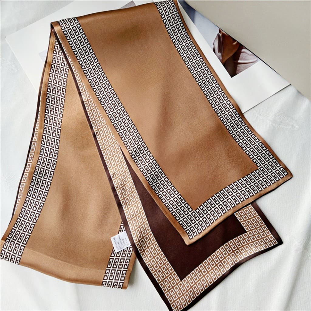 MaraSilk Pure Mulberry Silk Scarf - Ribbon Satin MS706 59" x 6" MS70602