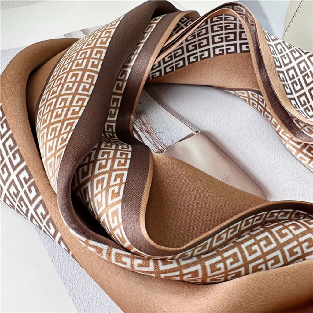 MaraSilk Pure Mulberry Silk Scarf - Ribbon Satin MS706