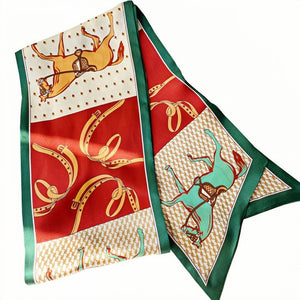 MaraSilk Pure Mulberry Silk Scarf - Ribbon Satin MS707