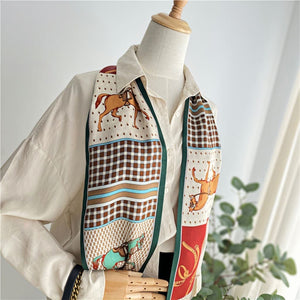 MaraSilk Pure Mulberry Silk Scarf - Ribbon Satin MS707 59" x 6" MS70701