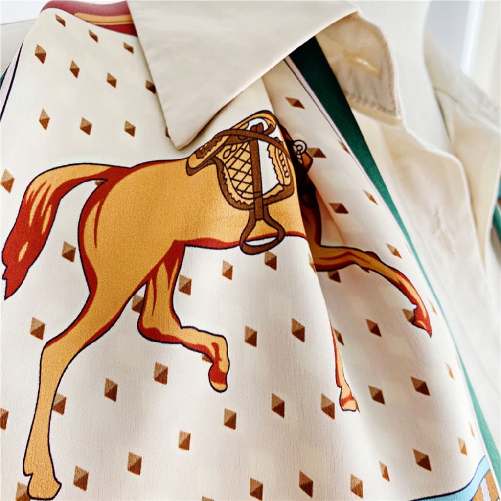 MaraSilk Pure Mulberry Silk Scarf - Ribbon Satin MS707