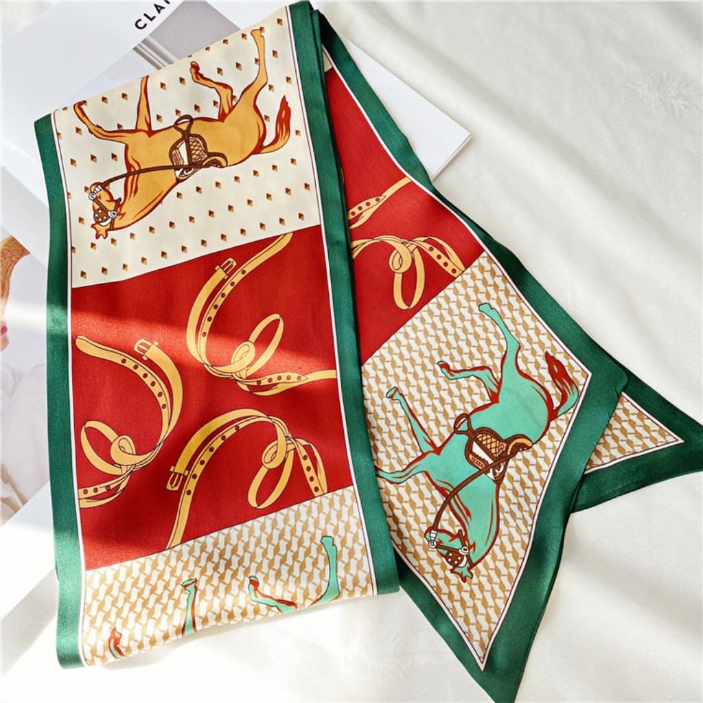 MaraSilk Pure Mulberry Silk Scarf - Ribbon Satin MS707