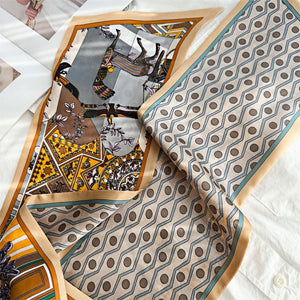 MaraSilk Pure Mulberry Silk Scarf - Ribbon Satin MS708