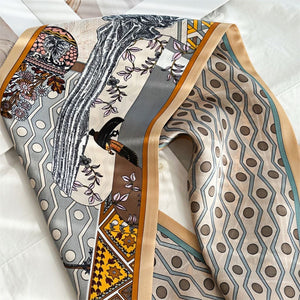 MaraSilk Pure Mulberry Silk Scarf - Ribbon Satin MS708