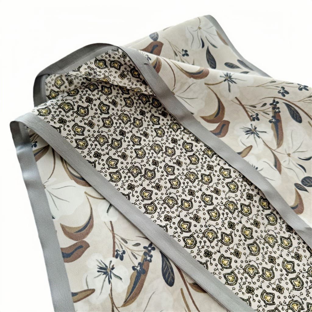 MaraSilk Pure Mulberry Silk Scarf - Ribbon Satin MS709