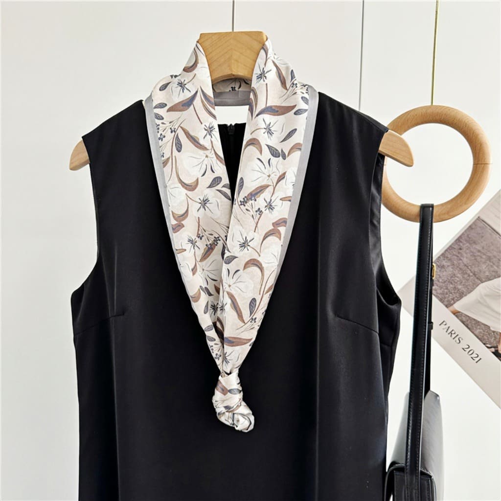 MaraSilk Pure Mulberry Silk Scarf - Ribbon Satin MS709