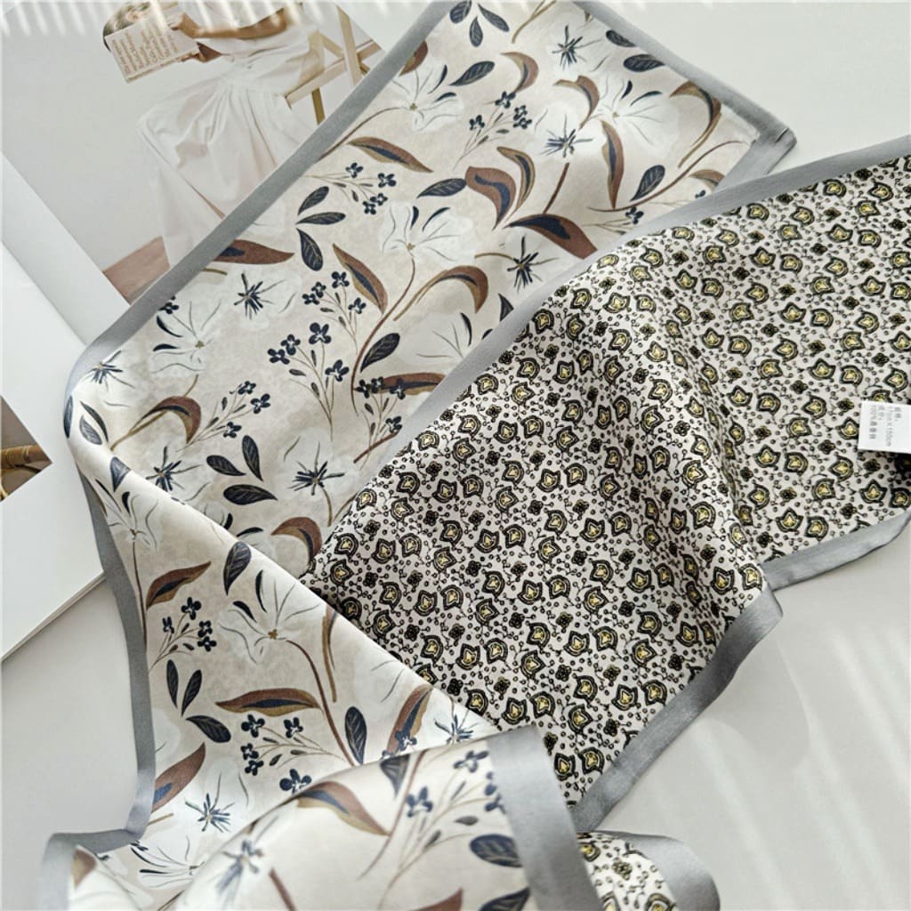 MaraSilk Pure Mulberry Silk Scarf - Ribbon Satin MS709