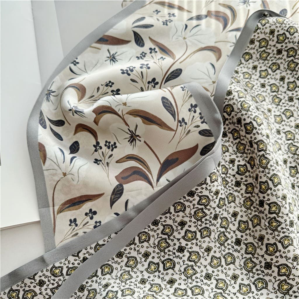 MaraSilk Pure Mulberry Silk Scarf - Ribbon Satin MS709