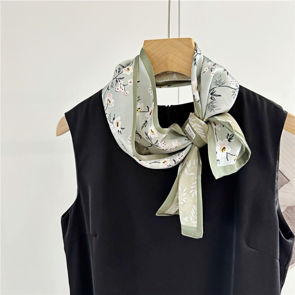 MaraSilk Pure Mulberry Silk Scarf - Ribbon Satin MS710