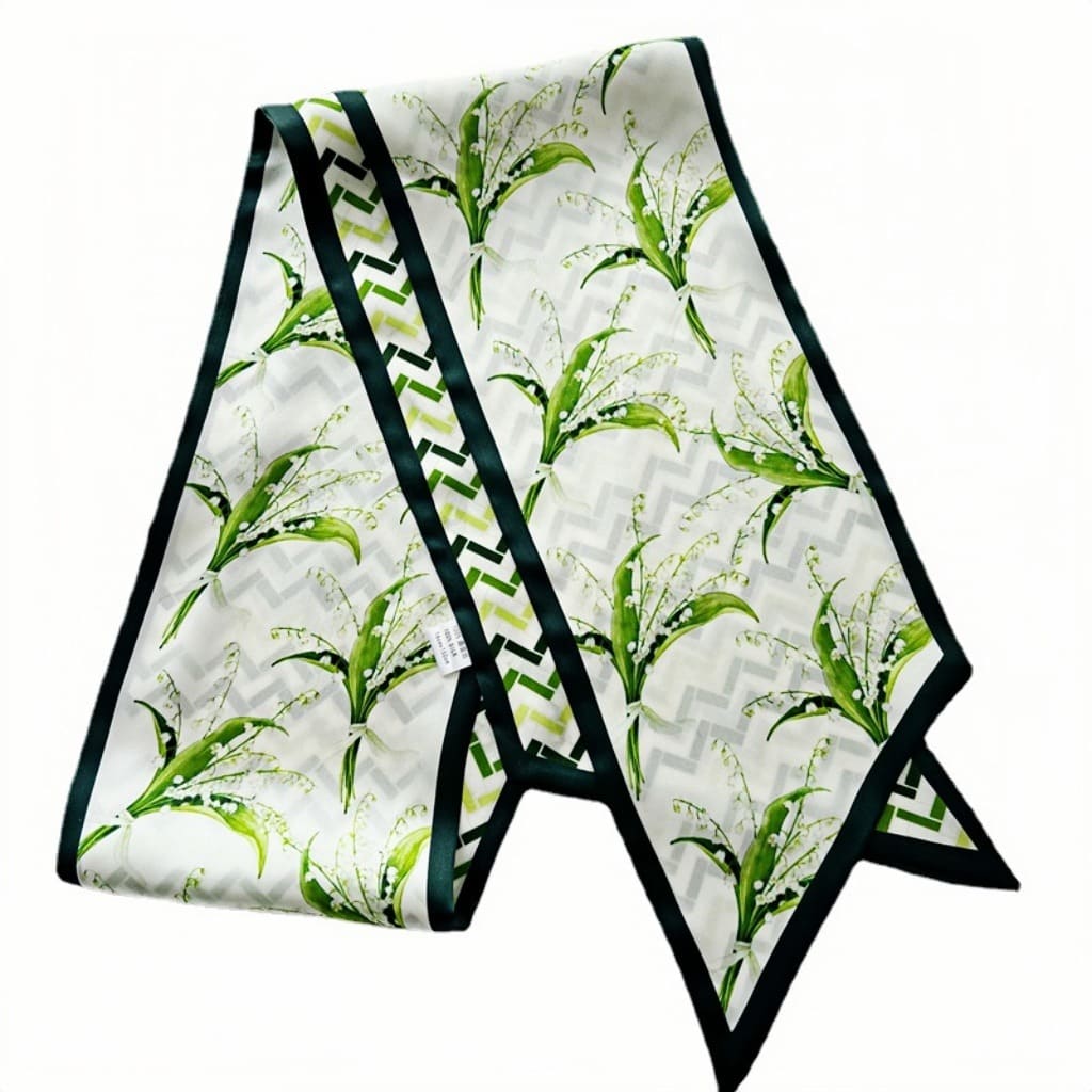 MaraSilk Pure Mulberry Silk Scarf - Ribbon Satin MS711