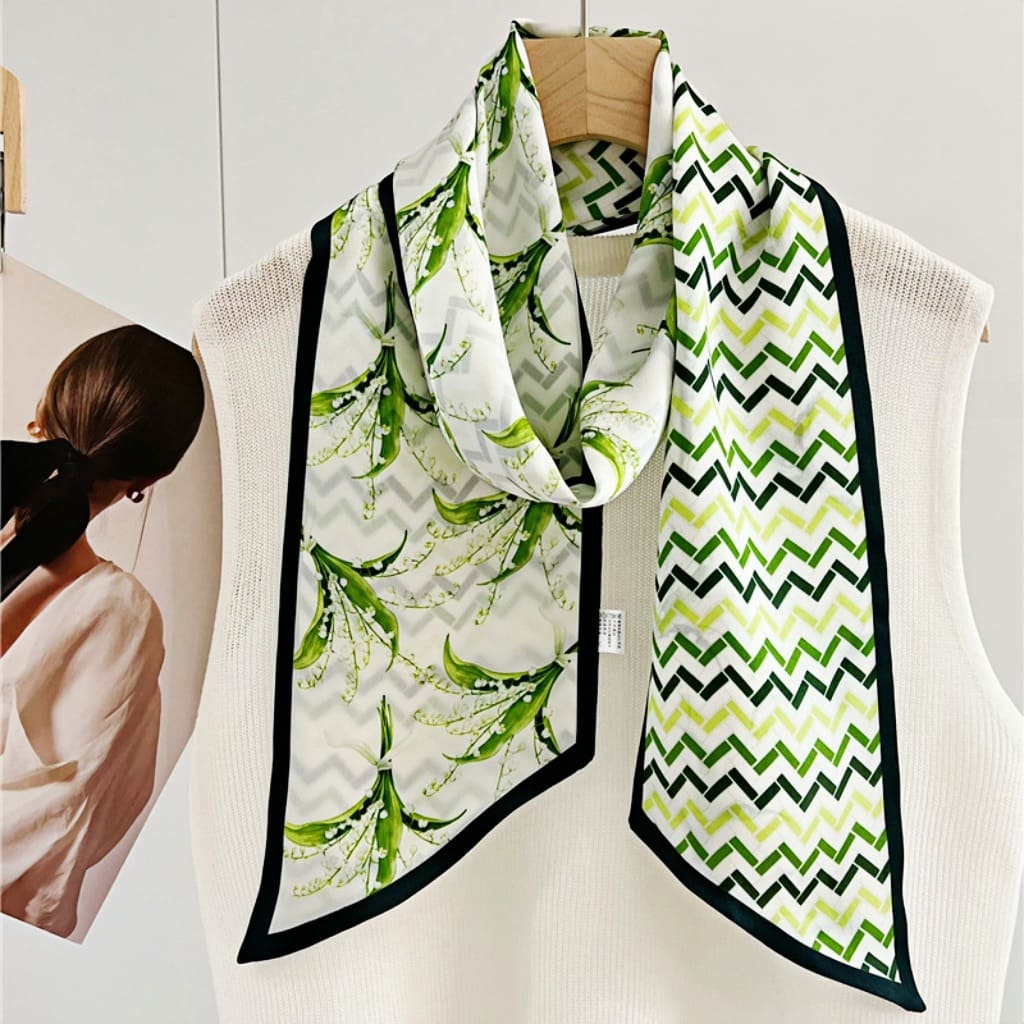 MaraSilk Pure Mulberry Silk Scarf - Ribbon Satin MS711 59" x 6" MS71101