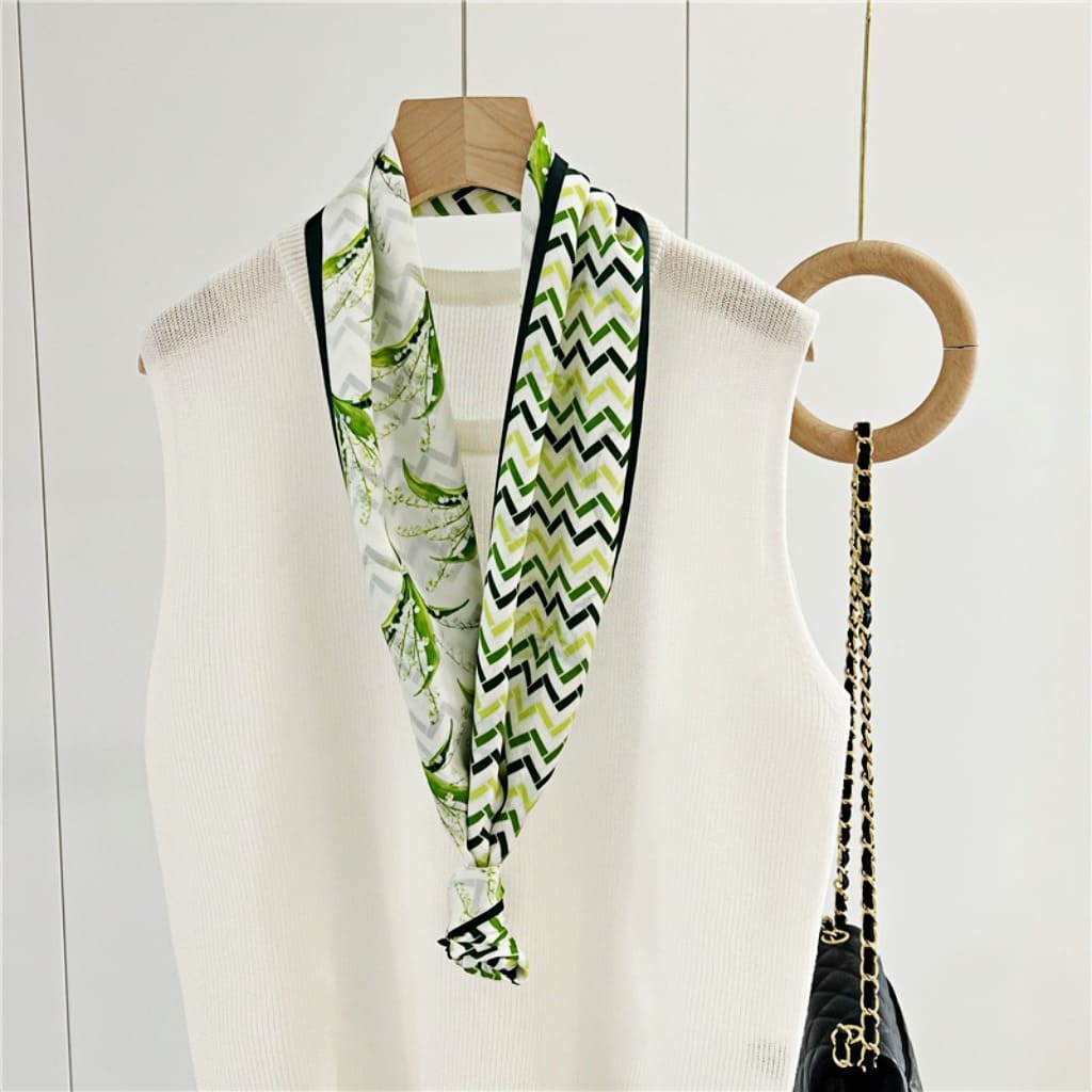 MaraSilk Pure Mulberry Silk Scarf - Ribbon Satin MS711