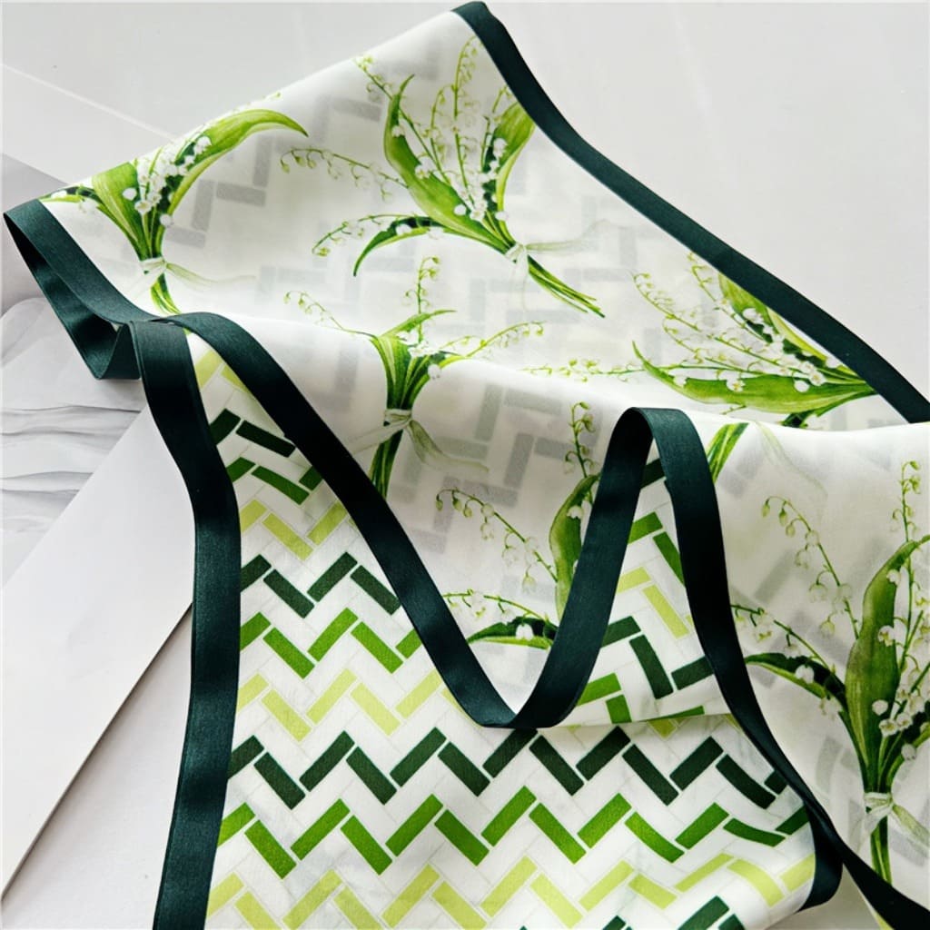 MaraSilk Pure Mulberry Silk Scarf - Ribbon Satin MS711