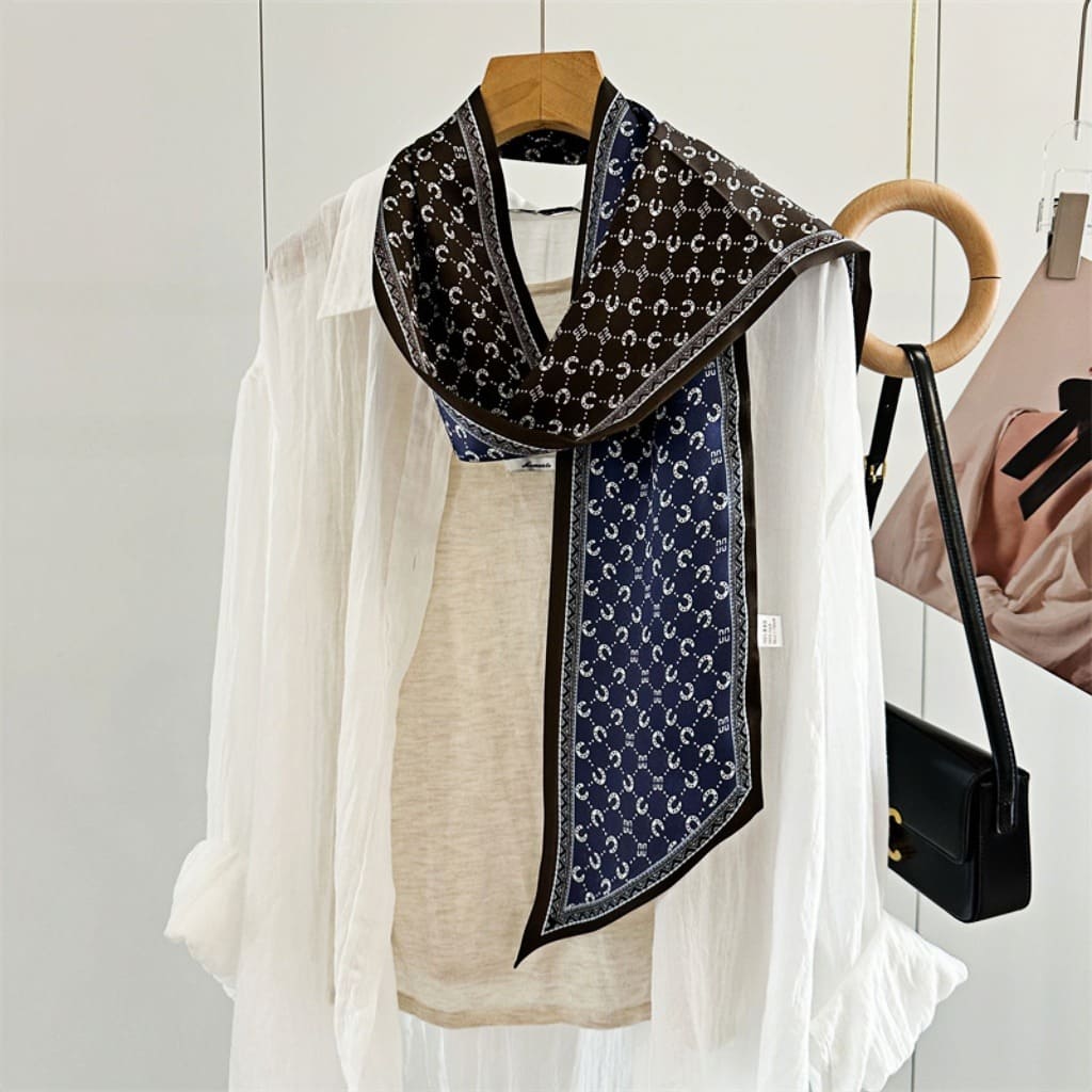 MaraSilk Pure Mulberry Silk Scarf - Ribbon Satin MS712