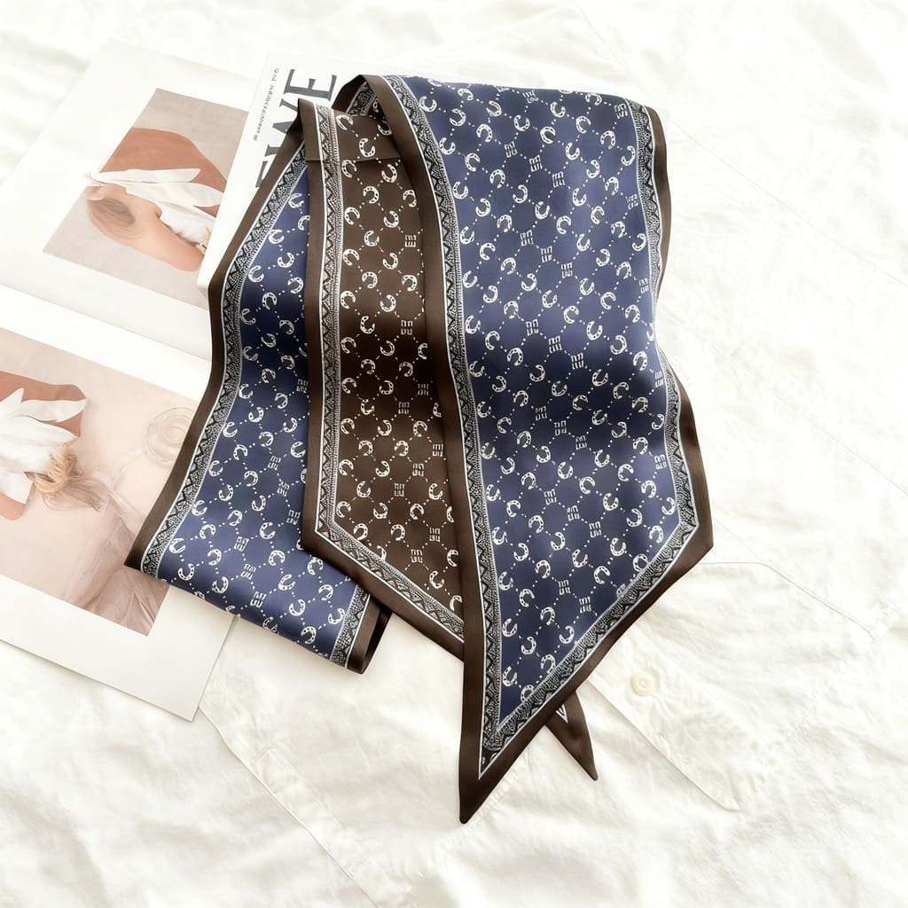 MaraSilk Pure Mulberry Silk Scarf - Ribbon Satin MS712