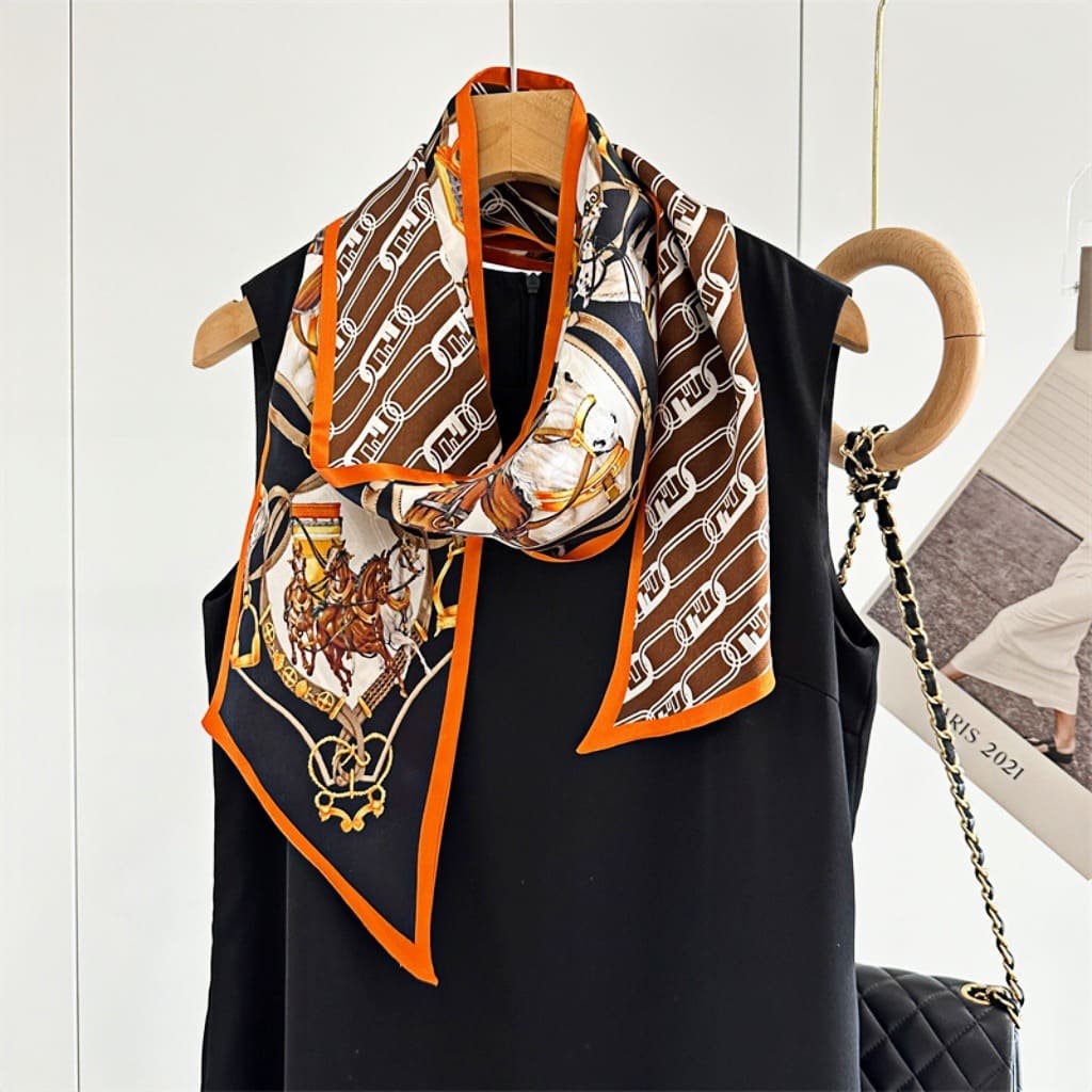 MaraSilk Pure Mulberry Silk Scarf - Ribbon Satin MS713 59" x 6" MS71301