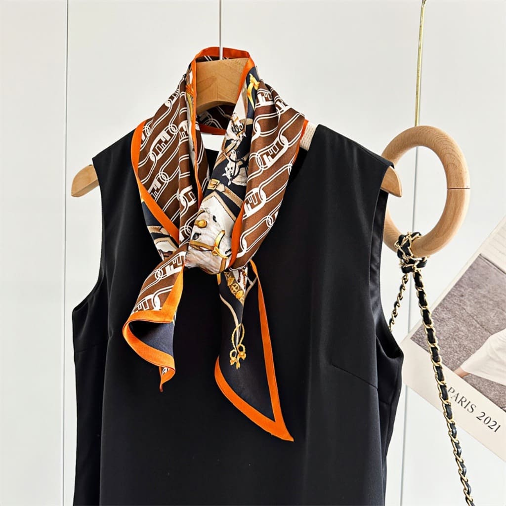 MaraSilk Pure Mulberry Silk Scarf - Ribbon Satin MS713