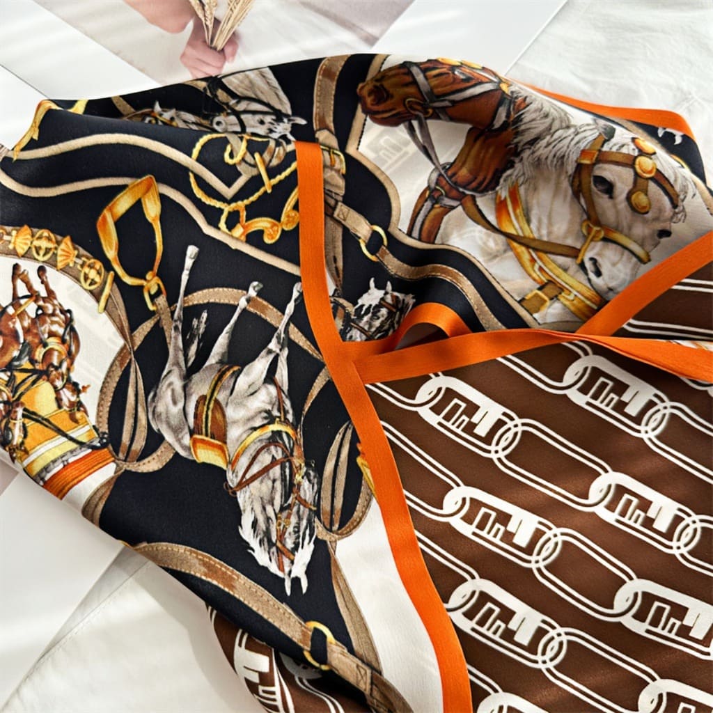 MaraSilk Pure Mulberry Silk Scarf - Ribbon Satin MS713