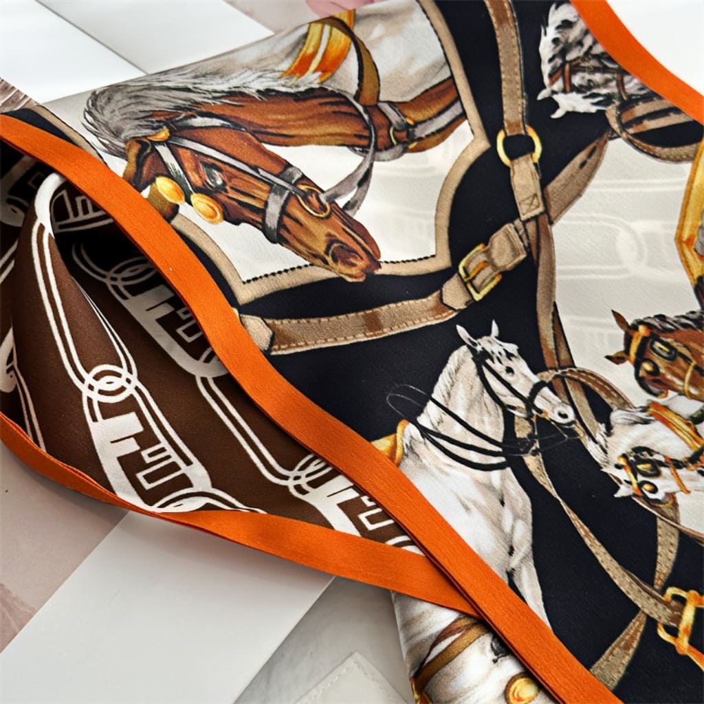 MaraSilk Pure Mulberry Silk Scarf - Ribbon Satin MS713