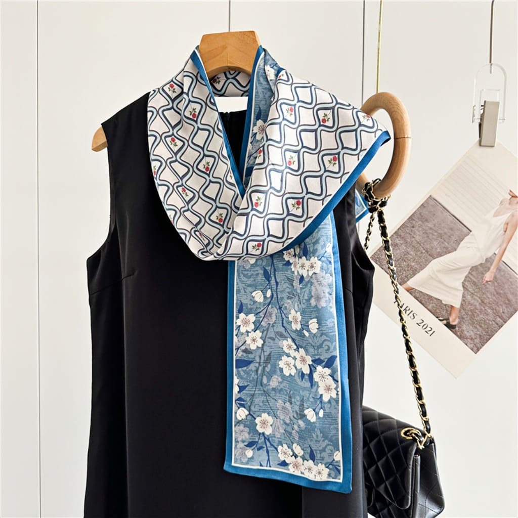 MaraSilk Pure Mulberry Silk Scarf - Ribbon Satin MS714