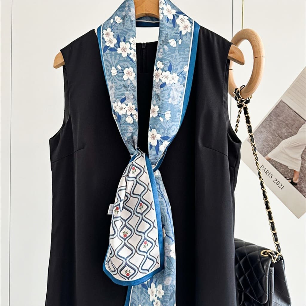 MaraSilk Pure Mulberry Silk Scarf - Ribbon Satin MS714