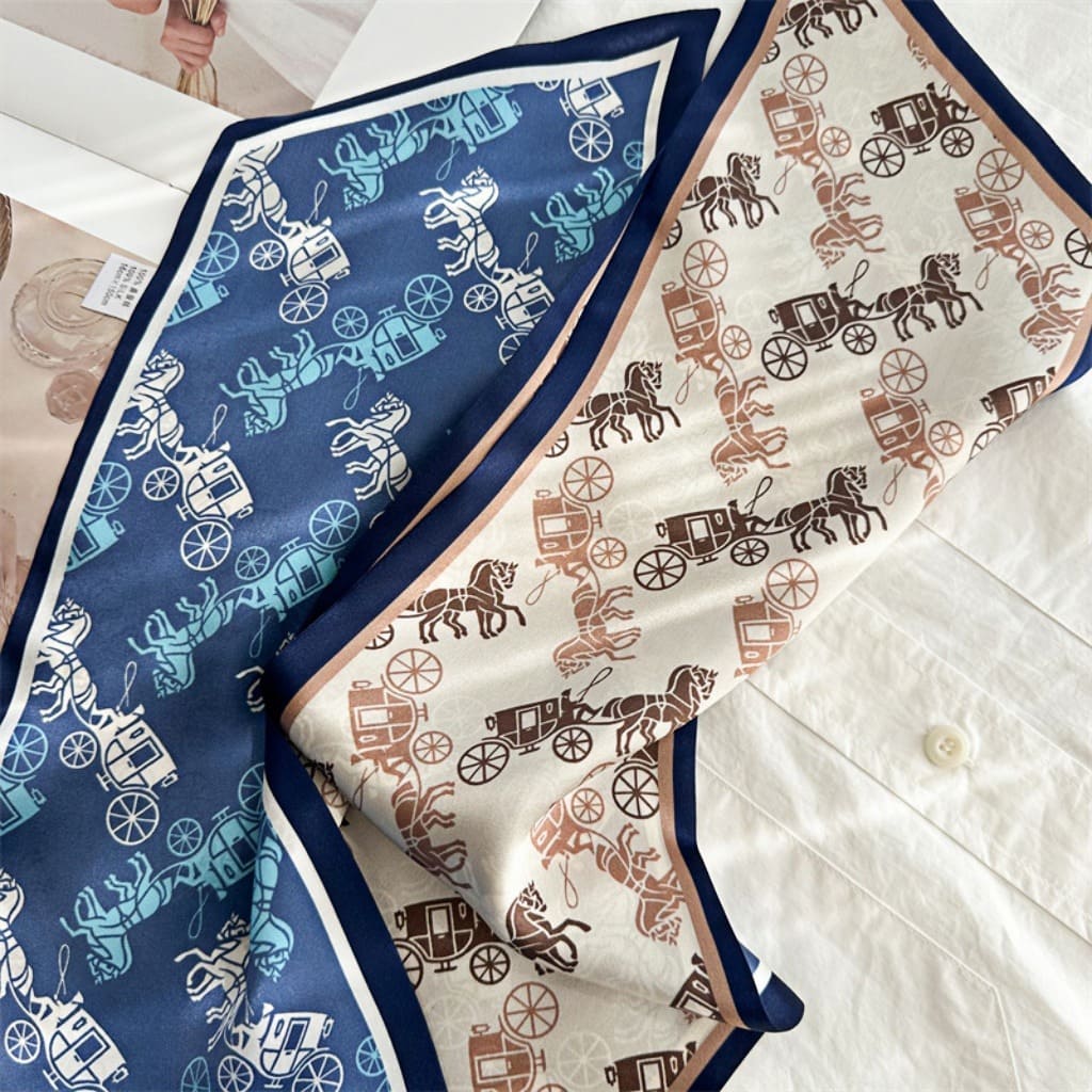 MaraSilk Pure Mulberry Silk Scarf - Ribbon Satin MS715