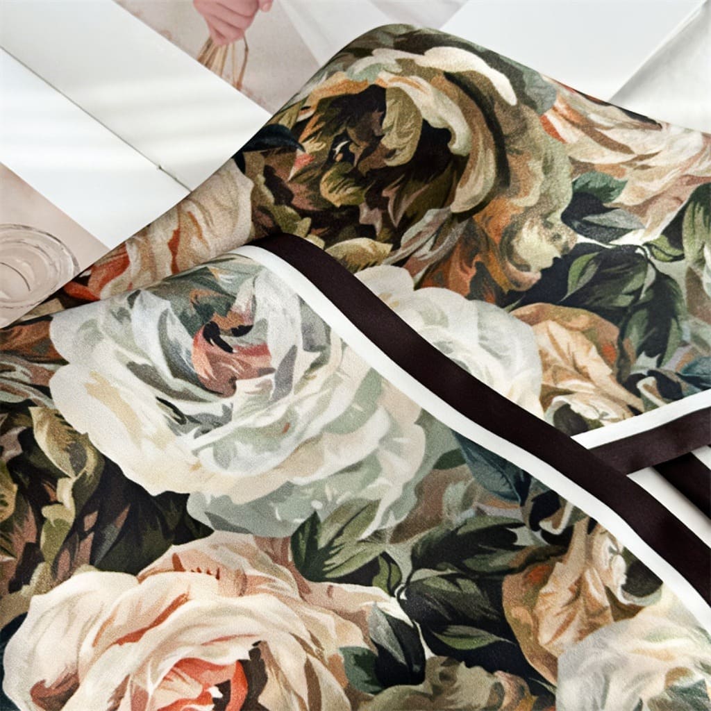 MaraSilk Pure Mulberry Silk Scarf - Ribbon Satin MS716