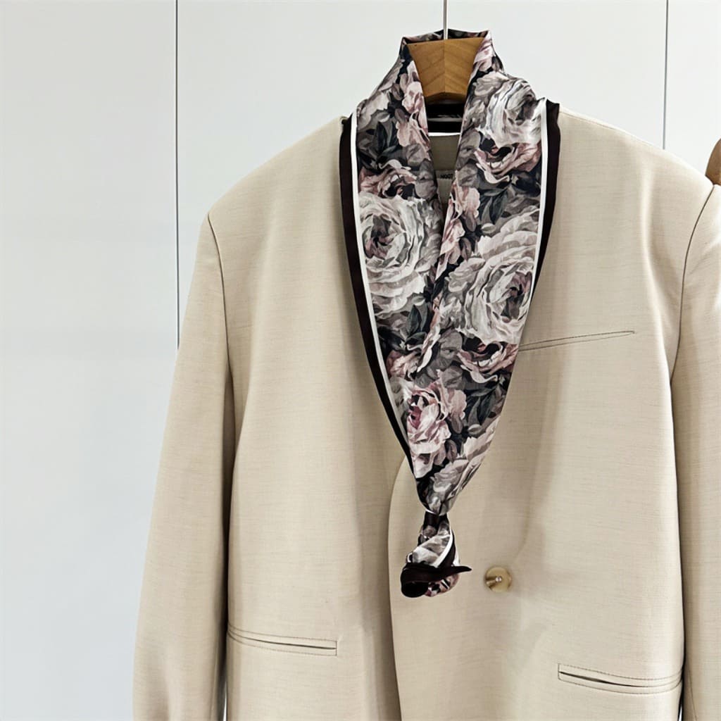 MaraSilk Pure Mulberry Silk Scarf - Ribbon Satin MS716