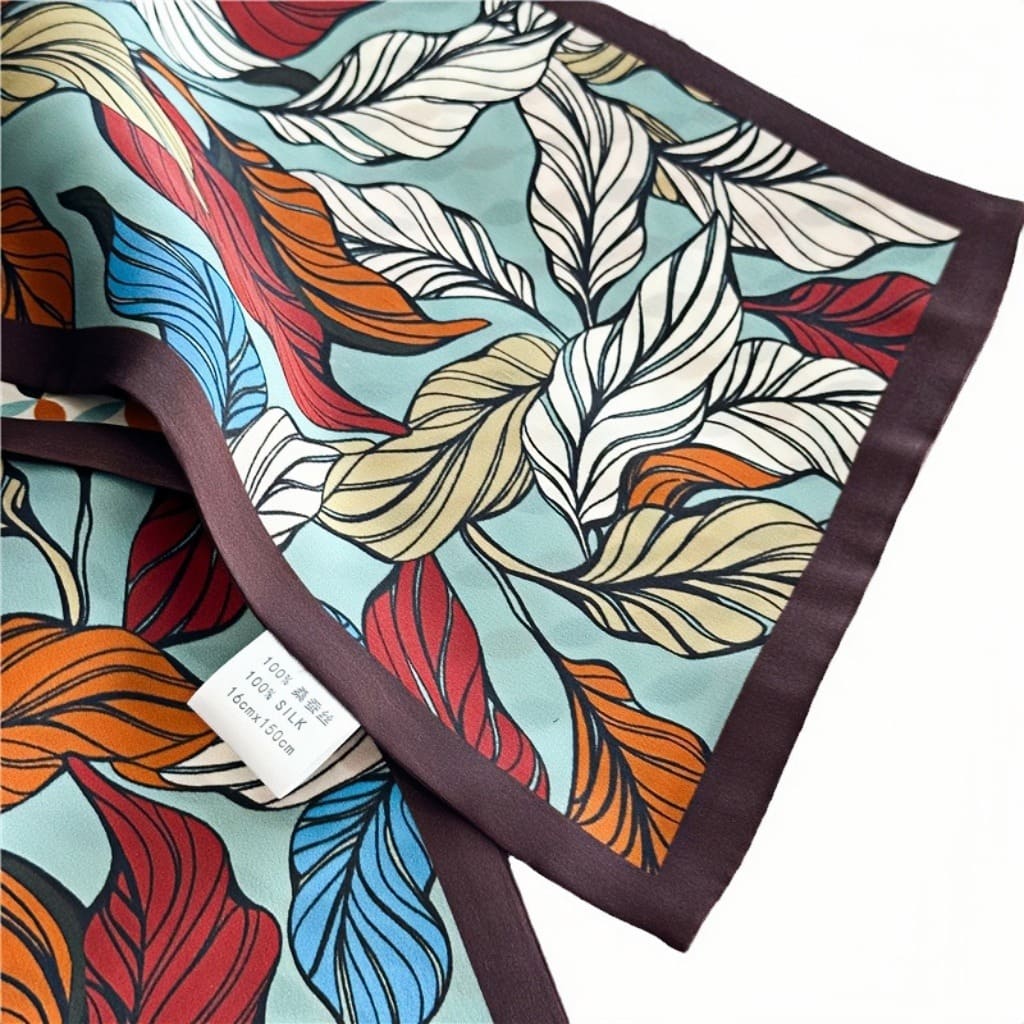 MaraSilk Pure Mulberry Silk Scarf - Ribbon Satin MS717