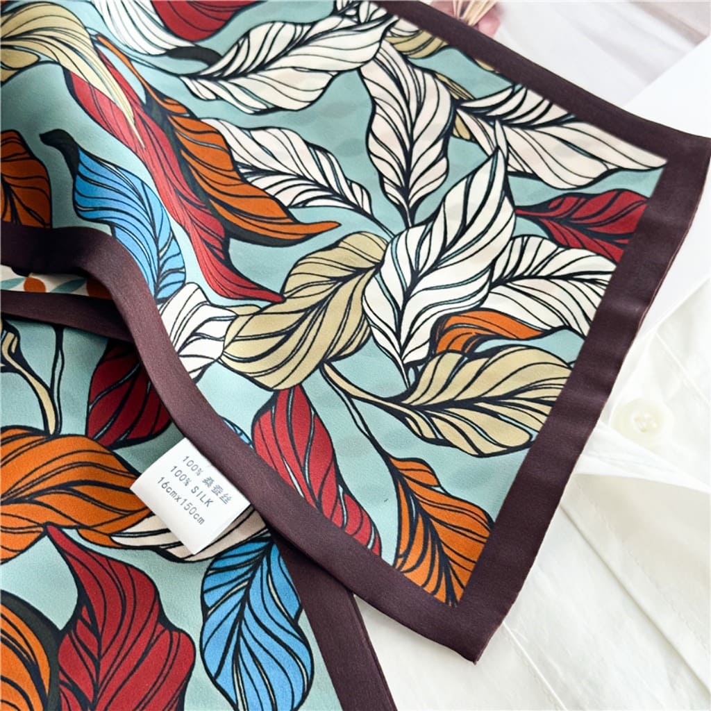 MaraSilk Pure Mulberry Silk Scarf - Ribbon Satin MS717