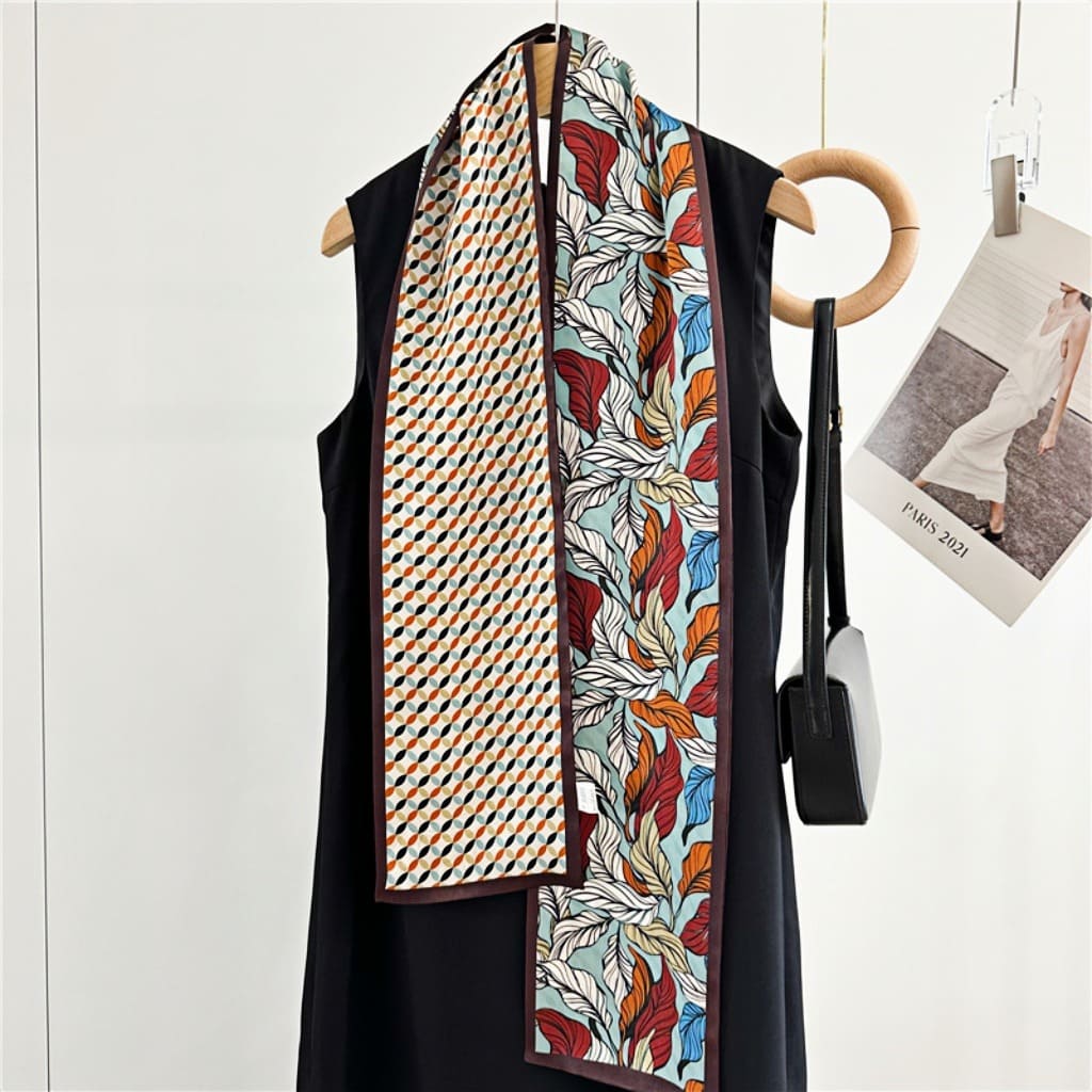 MaraSilk Pure Mulberry Silk Scarf - Ribbon Satin MS717