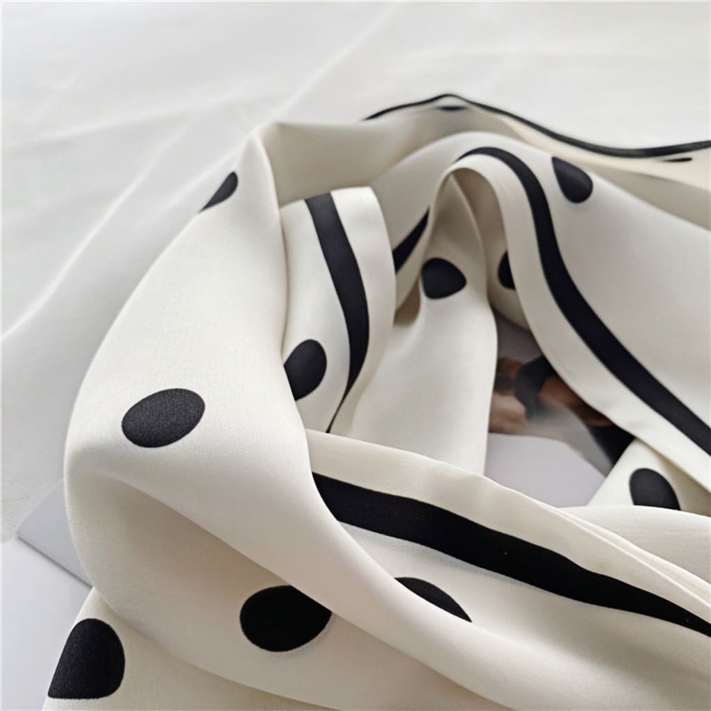 MaraSilk Pure Mulberry Silk Scarf - Ribbon Satin MS719