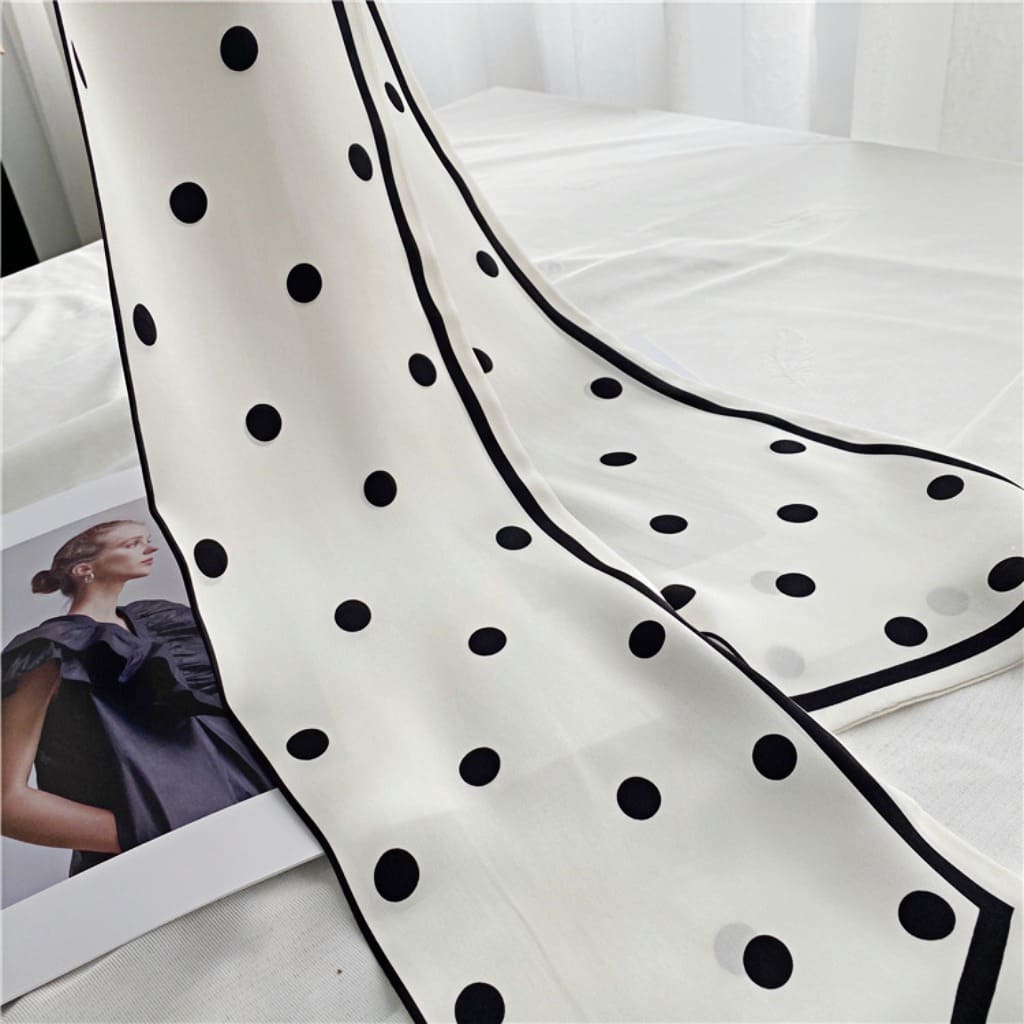 MaraSilk Pure Mulberry Silk Scarf - Ribbon Satin MS719