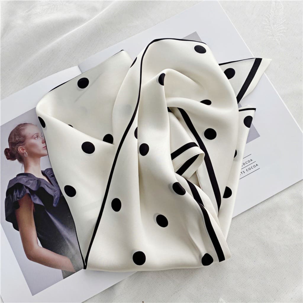 MaraSilk Pure Mulberry Silk Scarf - Ribbon Satin MS719
