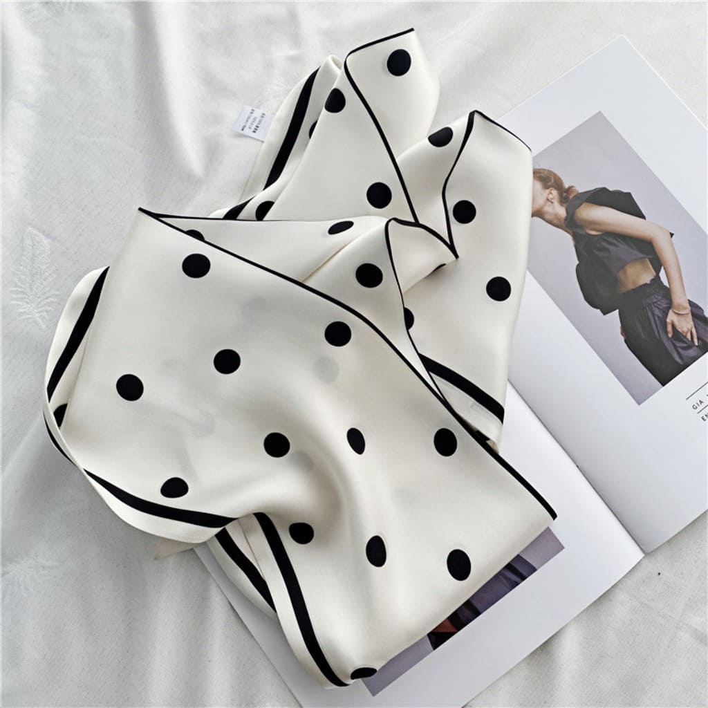 MaraSilk Pure Mulberry Silk Scarf - Ribbon Satin MS719